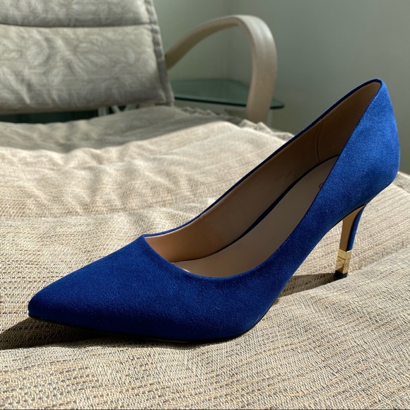aldo blue pumps